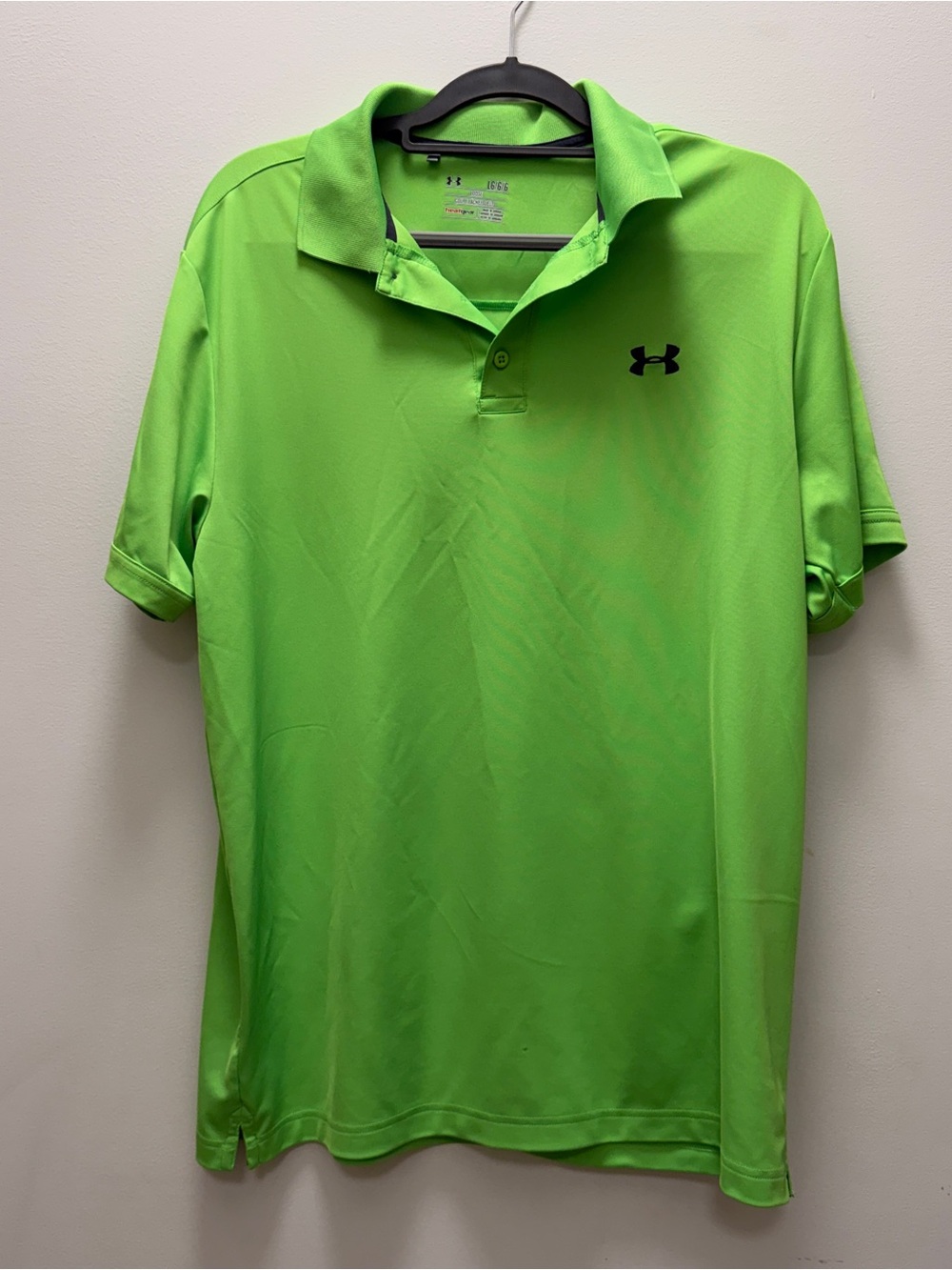 Under Armour Neon Green Men's Polo Shirt